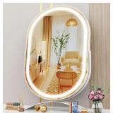 GVNKVN VANITY MIRROR WITH LIGHTS, 12IN X20IN WITH