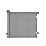 DEARLOMUM BLACK RETRACTABLE SAFETY GATE GREY 33IN