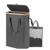 YAMAGAHOME FOLDABLE LAUNDRY HAMPER WITH LID AND 2