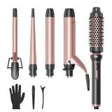 WAVYTALK 5-IN-1 CURLING IRON SET(ROSE GOLD)