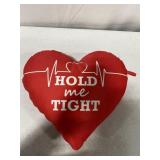 HOLD ME TIGHT HEART SHAPED PILLOW