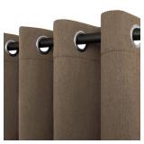 EASY-GOING, DOUBLE LINEN BLACKOUT CURTAIN, 2 PC-