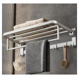 24 INCH TOWEL RAIL WITH TOWEL RACK