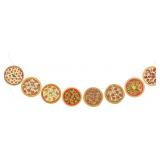 RESURHANG 4PCS PIZZA PARTY DECOR BANNER