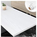 CONTACT PEEL AND STICK PAPER WHITE WOOD DESIGN 24