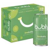 BUBLY CASE OF 12 SPARKLING WATER (LIME FLAVOURED)