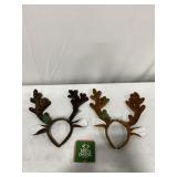 REINDEER HEAD BANDS, 2 PC