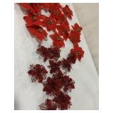 CHRISTMAS GLITTER FLOWERS 26PCS