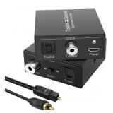 Y.D.F OPTICAL TO COAXIAL AUDIO CONVERTER SET