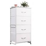 WLIVE DRESSER WITH 4 DRAWERS, STORAGE TOWER