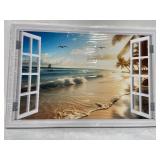 OCEAN CANVAS WALL ART 35.5X23.5