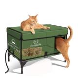 CLAWSABLE WATERPROOF OUTDOOR CAT HOUSE USED