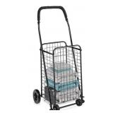 DMI UTILITY CART WITH WHEELS(15X17X36IN) BLACK