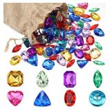 TOY GEMS PIRATE TREASURE JEWELS FAKE ACRYLIC GEMS