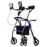 ELENKER UPRIGHT WALKER WITH PADDED SEAT AND