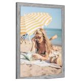 MOUDAMION WOOD PICTURE POSTER FRAME (GREY) 20 X