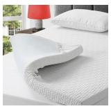 BEDLUXURY 3 INCH KING SIZE GEL MEMORY FOAM