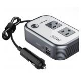 FOVAL 200W CAR POWER INVERTER, DC 12V TO 110V AC