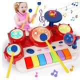 MUSICAL TOYS FOR TODDLERS 1-3 PIANO KEYBOARD &