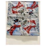 SNOWMAN OUTDOOR MAGNETIC FLAG 21X18IN