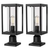 BEIONXII OUTDOOR POST LANTERNS 18IN 6x6IN BASE