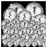 HANGING DISCO BALL DECOR