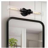 QLXTELTD BLACK BATHROOM LIGHT FIXTURES OVER