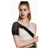 ADJUSTABLE SHOULDER HEATING PAD BLACK