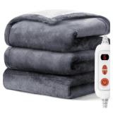 ELECTRIC HEATED THROW BLANKET - 72 X 84IN