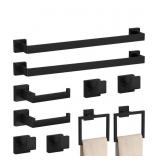 PNWNNH 10-PIECES MATTE BLACK BATHROOM