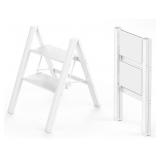 2 STEP LADDER, FOLDING LADDERS WITH ANTI-SLIP