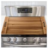 BLUEWEST GAS STOVE BURNER COVER - ACACIA WOOD -