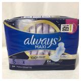 ALWAYS MAXI EXTRA HEAVY OVERNIGHT PADS(24 COUNT)