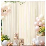 CHAMPAGNE BACKDROP CURTAIN 5FT X 7FT