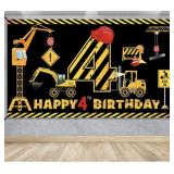 4TH BIRTHDAY BANNER DECORATION - 73 X 43IN