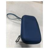 BLUE HARD SHELL CASE(9X5X2IN) SMALL CREASE