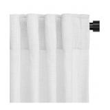 INOVADAY WHITE LINEN CURTAINS 96IN X50IN