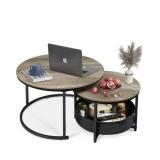 WLIVE SET OF 2 COFFEE TABLES 23x15 AND 31x19