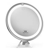 VENIGO 10X MAGNIFYING LIGHTED MAKEUP MIRROR WITH