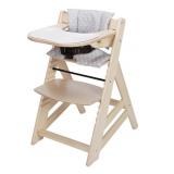 WOODEN BABY HIGH CHAIR 31 x22IN TAN