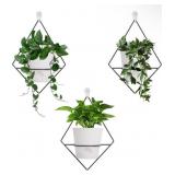 3 SETS OF WALL PLANTERS FOR INDOOR PLANTS