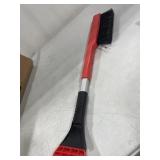 RED CAR SCRAPER AND BRUSH FOR SNOW 24.5ï¿½ INCHES