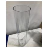 GLASS VASE 4x20IN