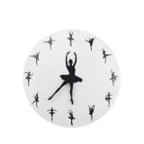 BALLERINA WALL CLOCK BALLET DANCING HANGING DECOR