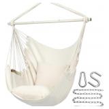 Y- STOP HAMMOCK CHAIR HANGING ROPE SWING - GREY -