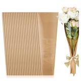 FOEIPY 50 PIECE FLOWER WRAPPING PAPER SET WITH