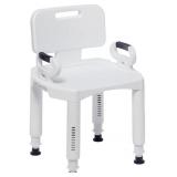 DRIVE MEDICAL SHOWER CHAIR(17X15.5X29-33IN)