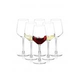 WINE GLASSES SET OF 5, 14OZ CLEAR RED/WHITE WINE