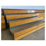 BLEACHER APPROX 10 FOOT 11 INCH