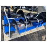 GIYI SKID STEER AUGER WITH EXTRA  AUGER ROD